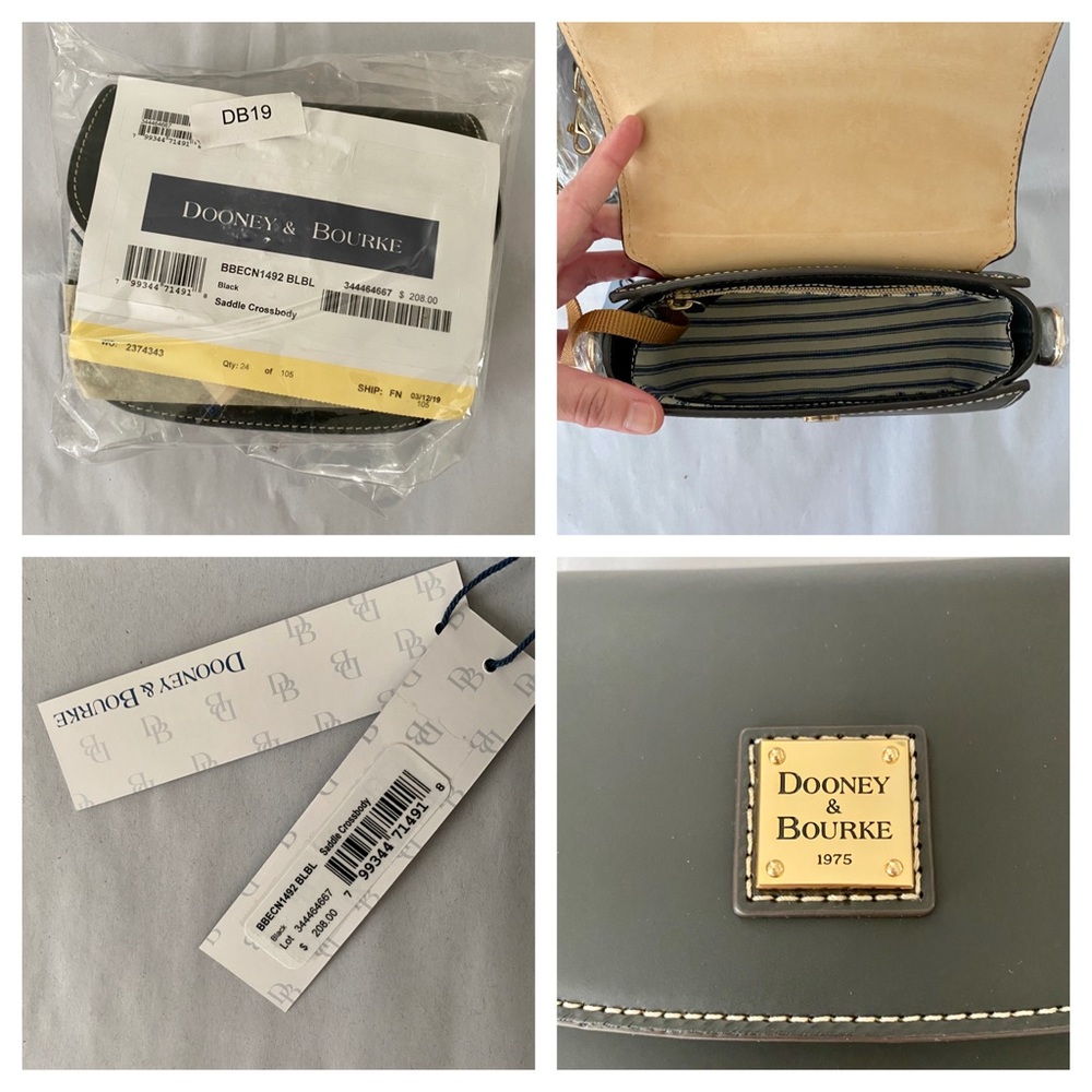 🎉HP🎉Dooney and Bourke Beacon Saddle Crossbody - Picture 8 of 8